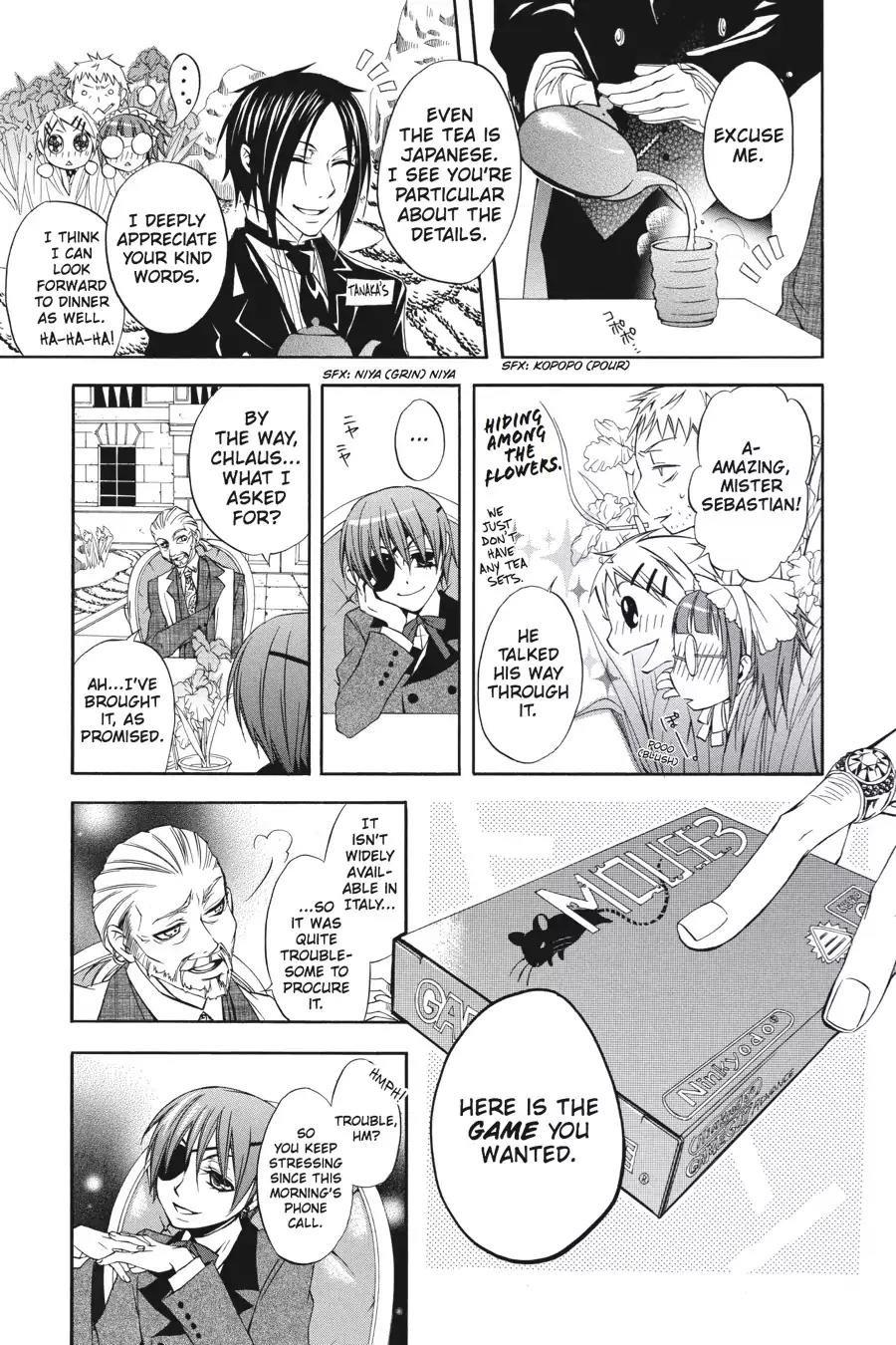 Kuroshitsuji Chapter 1 page 26 - Chapter 1: In the morning: The Butler, Skilled