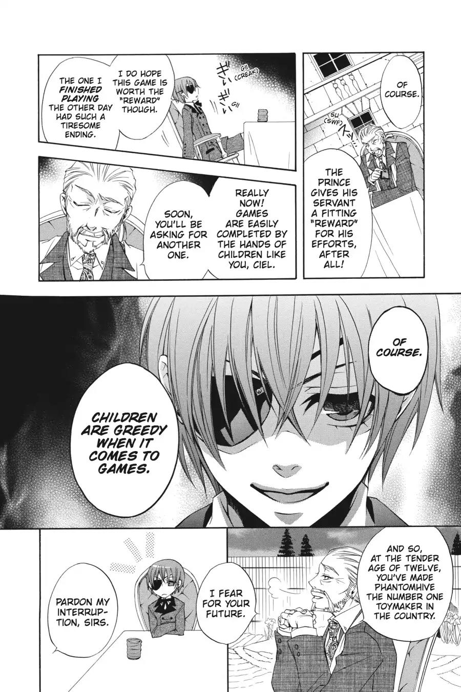 Kuroshitsuji Chapter 1 page 27 - Chapter 1: In the morning: The Butler, Skilled