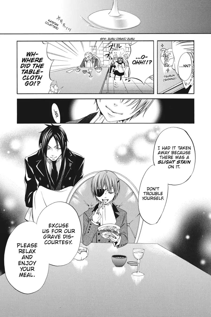 Kuroshitsuji Chapter 1 page 36 - Chapter 1: In the morning: The Butler, Skilled