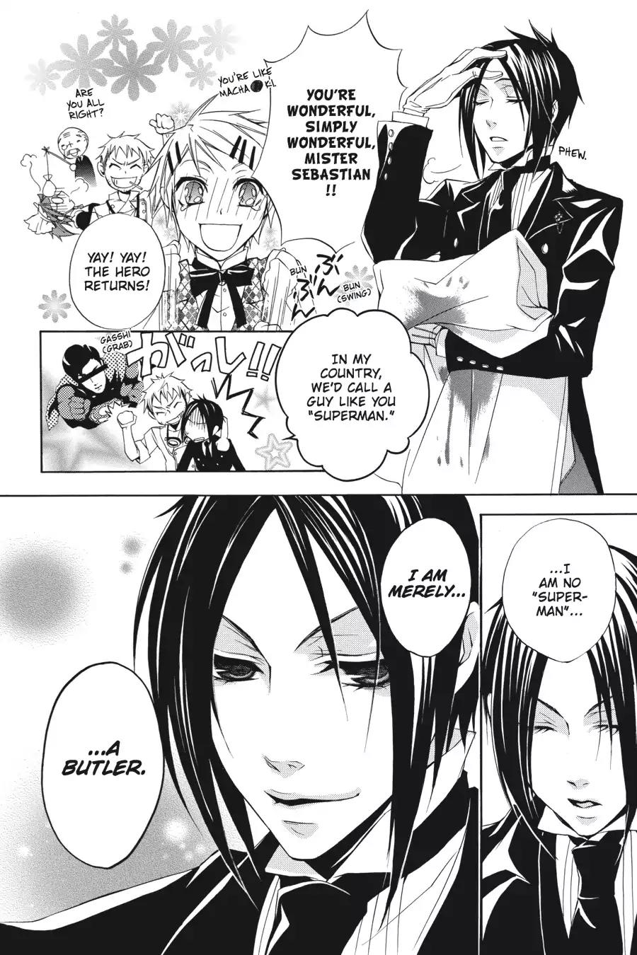 Kuroshitsuji Chapter 1 page 37 - Chapter 1: In the morning: The Butler, Skilled