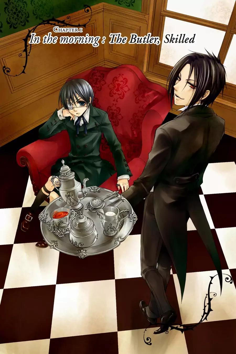 Kuroshitsuji Chapter 1 page 4 - Chapter 1: In the morning: The Butler, Skilled