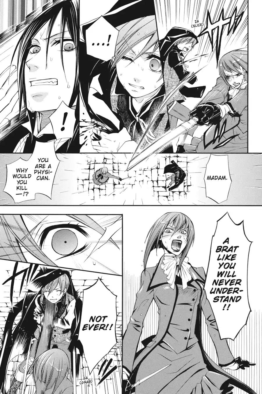 Kuroshitsuji Chapter 10 page 18 - Chapter 10: In the morning: The Butler, Reflective