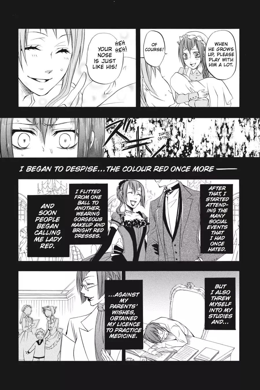 Kuroshitsuji Chapter 10 page 34 - Chapter 10: In the morning: The Butler, Reflective