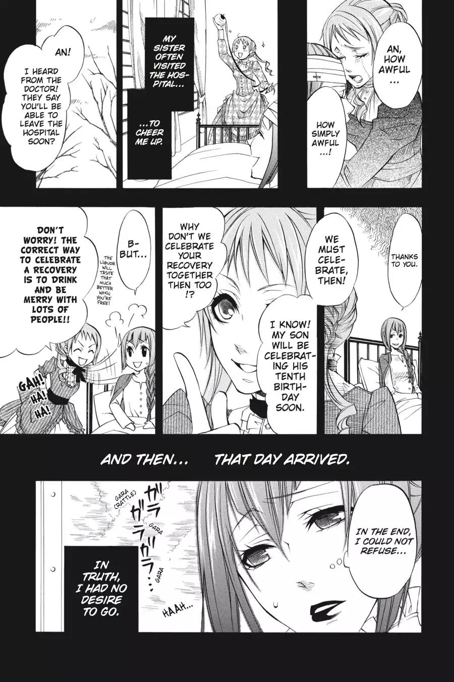 Kuroshitsuji Chapter 10 page 38 - Chapter 10: In the morning: The Butler, Reflective