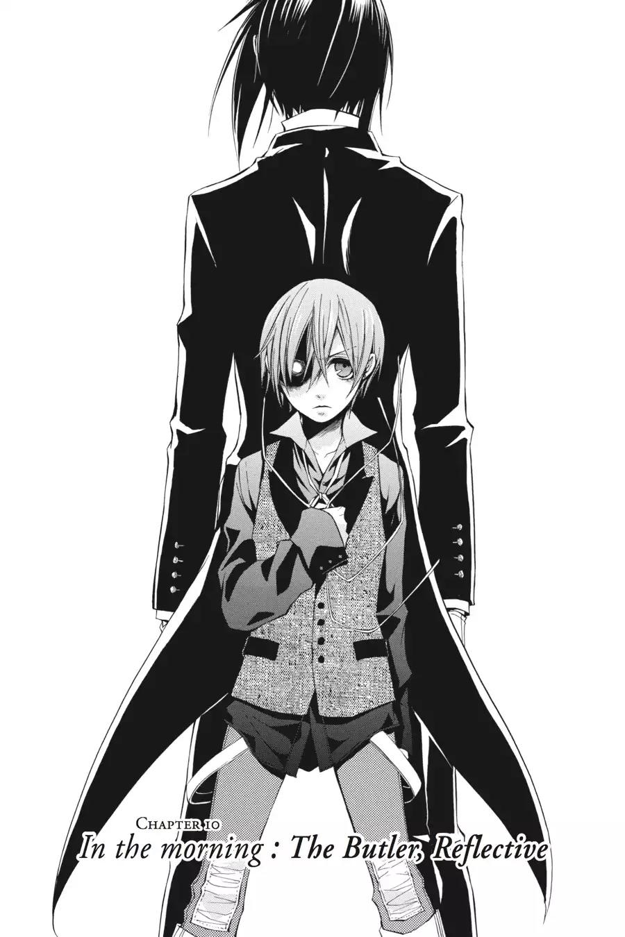 Kuroshitsuji Chapter 10 page 4 - Chapter 10: In the morning: The Butler, Reflective