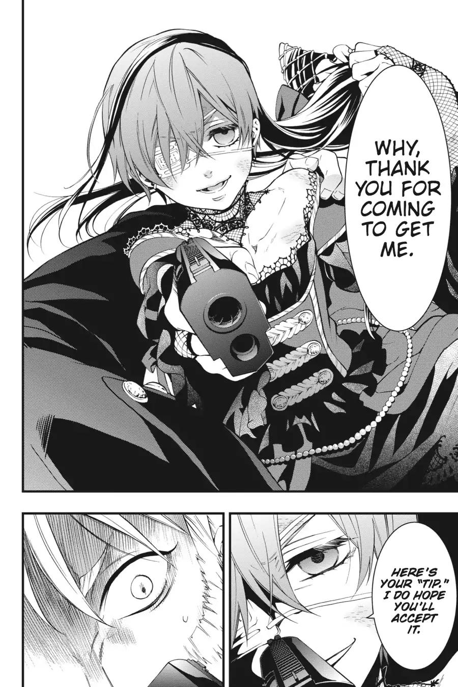 Kuroshitsuji Chapter 100 page 18 - Chapter 100: At noon: The Butler, Breaking Out
