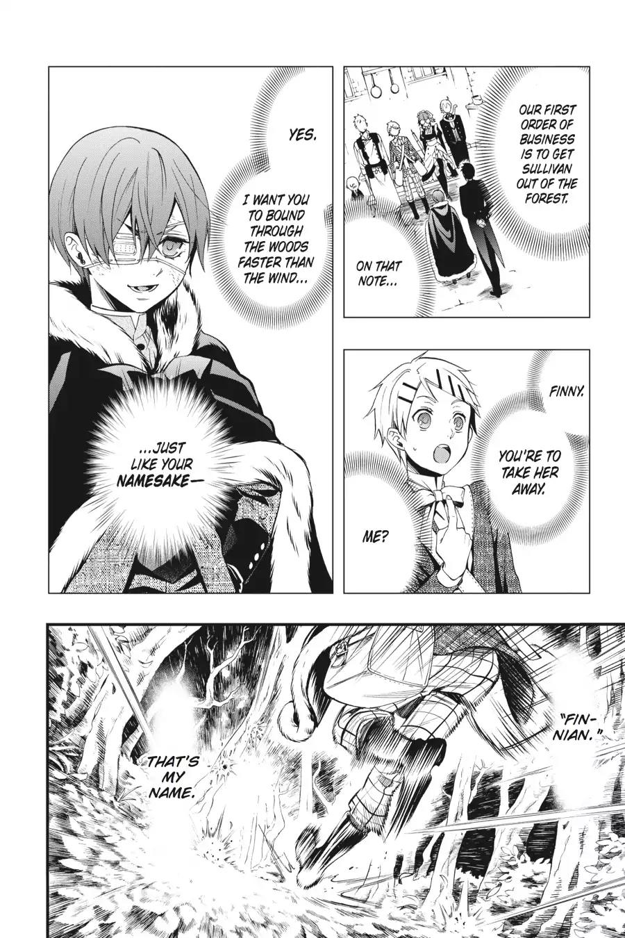 Kuroshitsuji Chapter 100 page 20 - Chapter 100: At noon: The Butler, Breaking Out