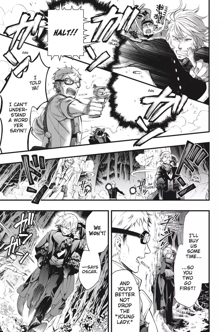 Kuroshitsuji Chapter 100 page 9 - Chapter 100: At noon: The Butler, Breaking Out