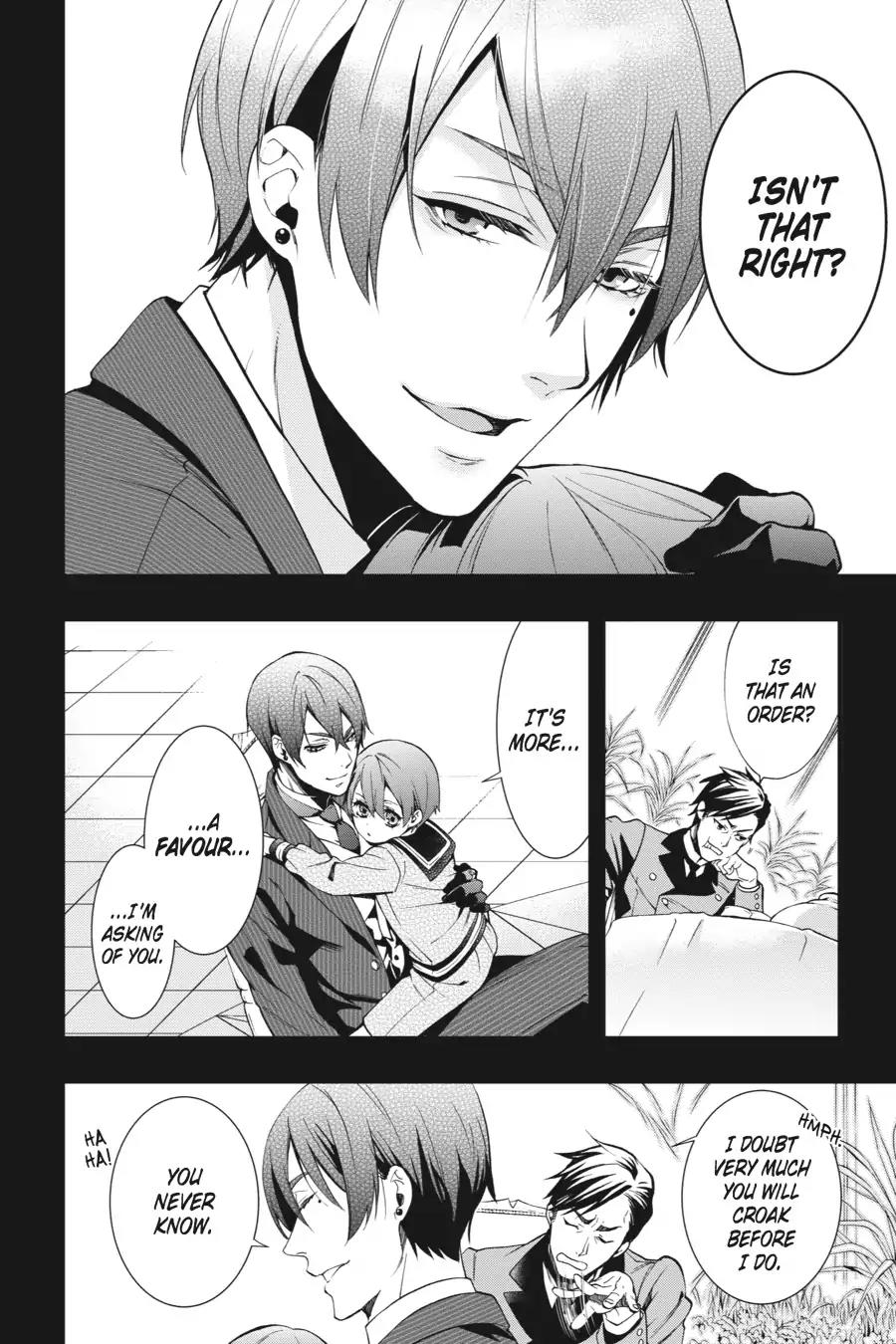 Kuroshitsuji Chapter 101 page 12 - Chapter 101: In the afternoon: The Butler, Crossing Paths