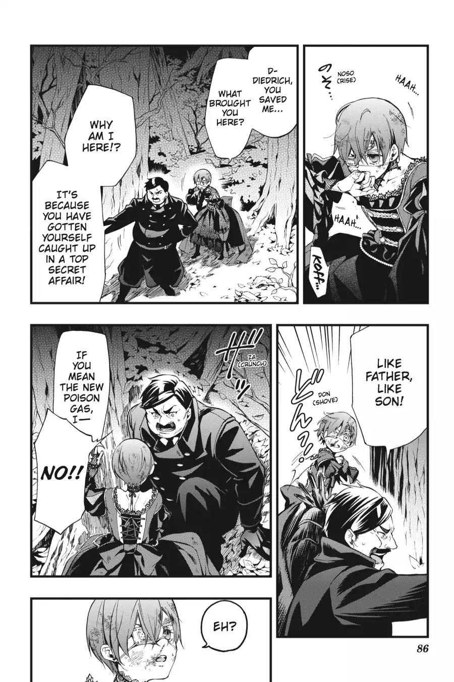 Kuroshitsuji Chapter 101 page 18 - Chapter 101: In the afternoon: The Butler, Crossing Paths