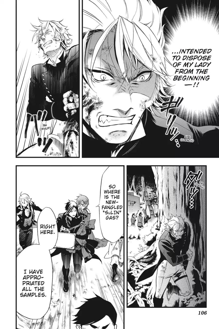 Kuroshitsuji Chapter 102 page 10 - Chapter 102: At night: The Butler, Exterminating