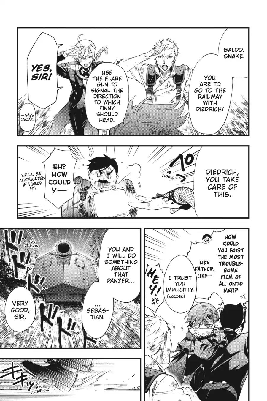 Kuroshitsuji Chapter 102 page 11 - Chapter 102: At night: The Butler, Exterminating