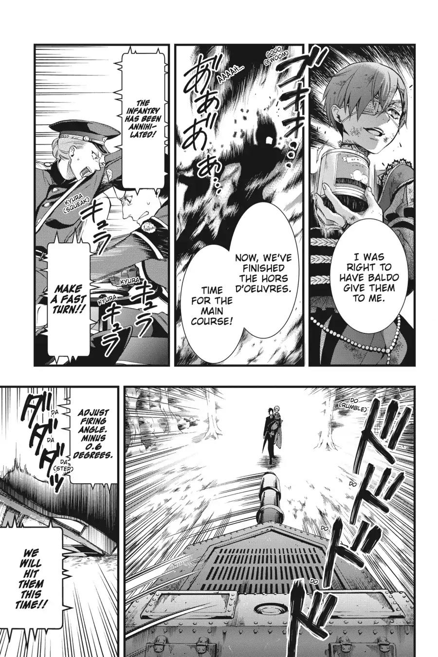 Kuroshitsuji Chapter 102 page 21 - Chapter 102: At night: The Butler, Exterminating