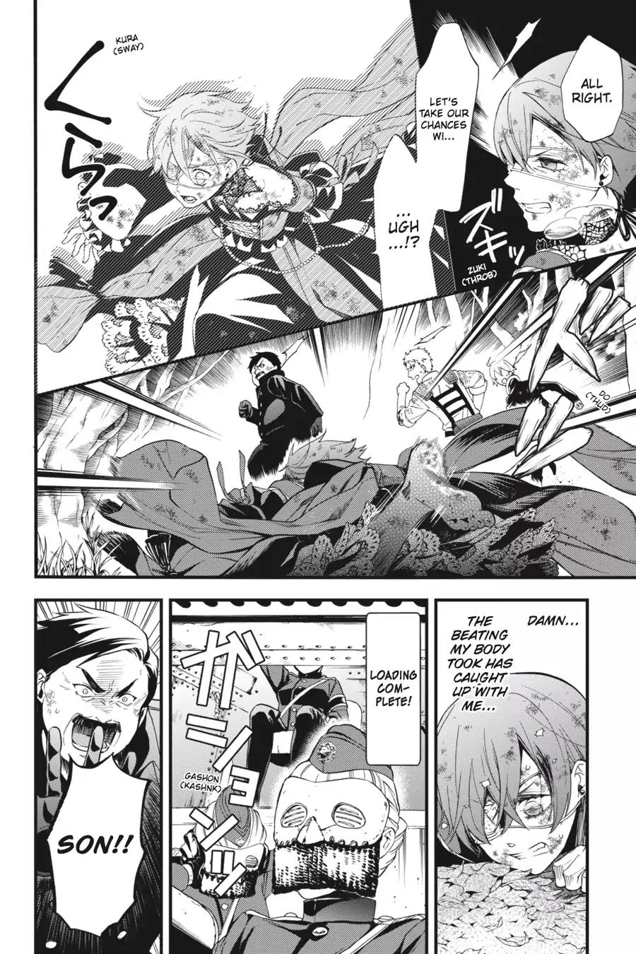 Kuroshitsuji Chapter 102 page 6 - Chapter 102: At night: The Butler, Exterminating