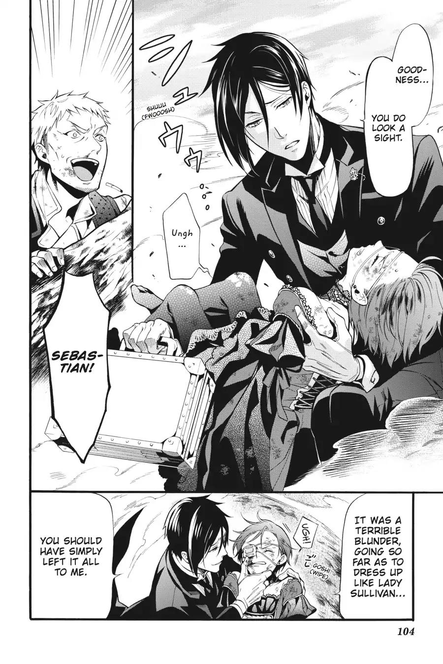 Kuroshitsuji Chapter 102 page 8 - Chapter 102: At night: The Butler, Exterminating