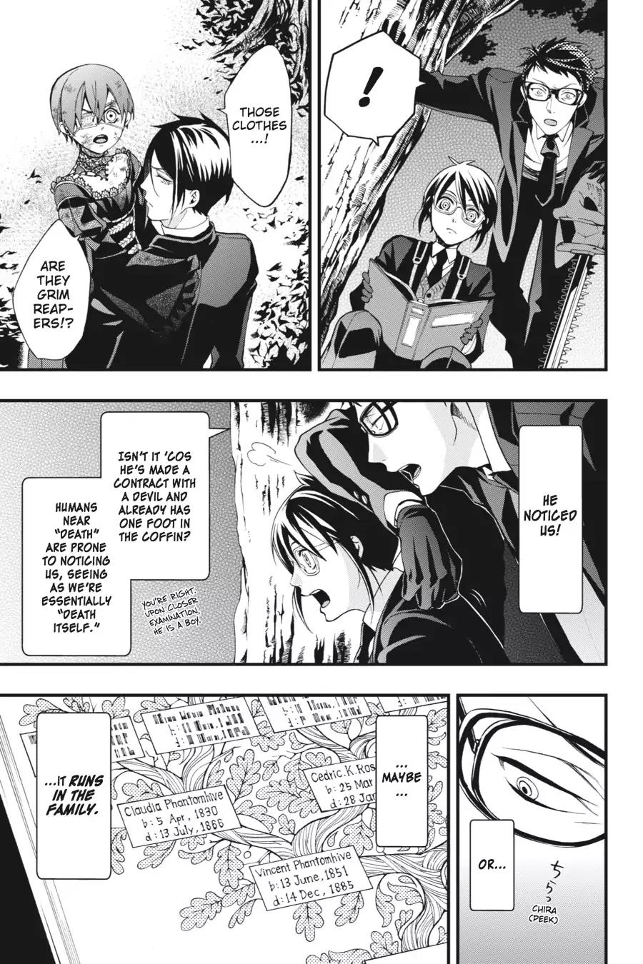 Kuroshitsuji Chapter 103 page 5 - Chapter 103: At midnight: The Butler, Fate Unknown