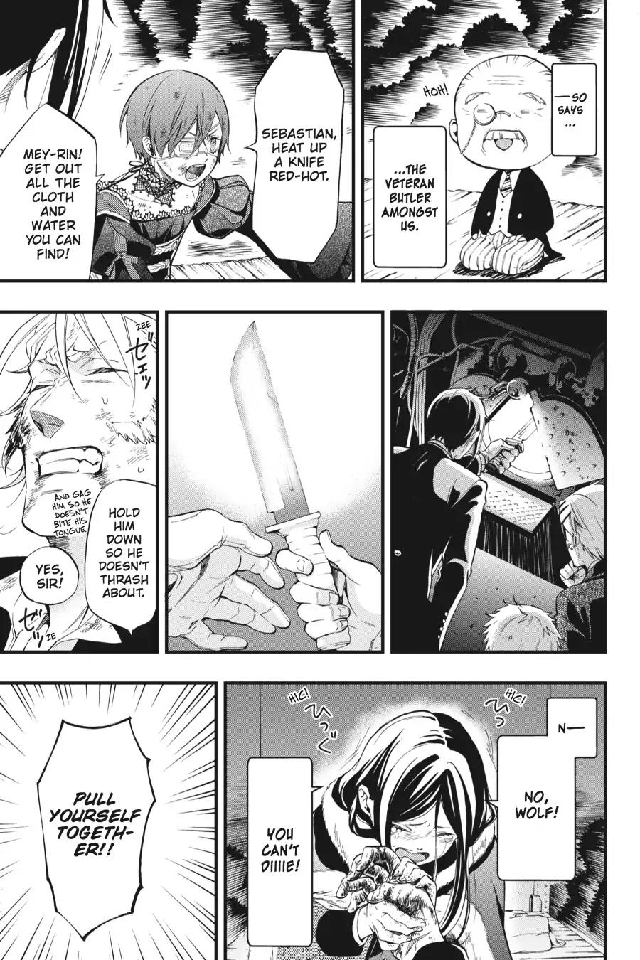 Kuroshitsuji Chapter 104 page 14 - Chapter 104: In the morning: The Butler, Disgraced