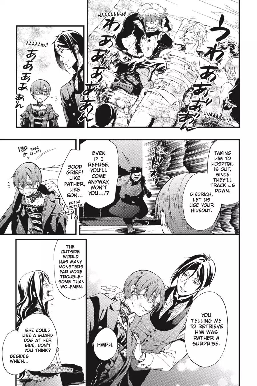 Kuroshitsuji Chapter 104 page 18 - Chapter 104: In the morning: The Butler, Disgraced