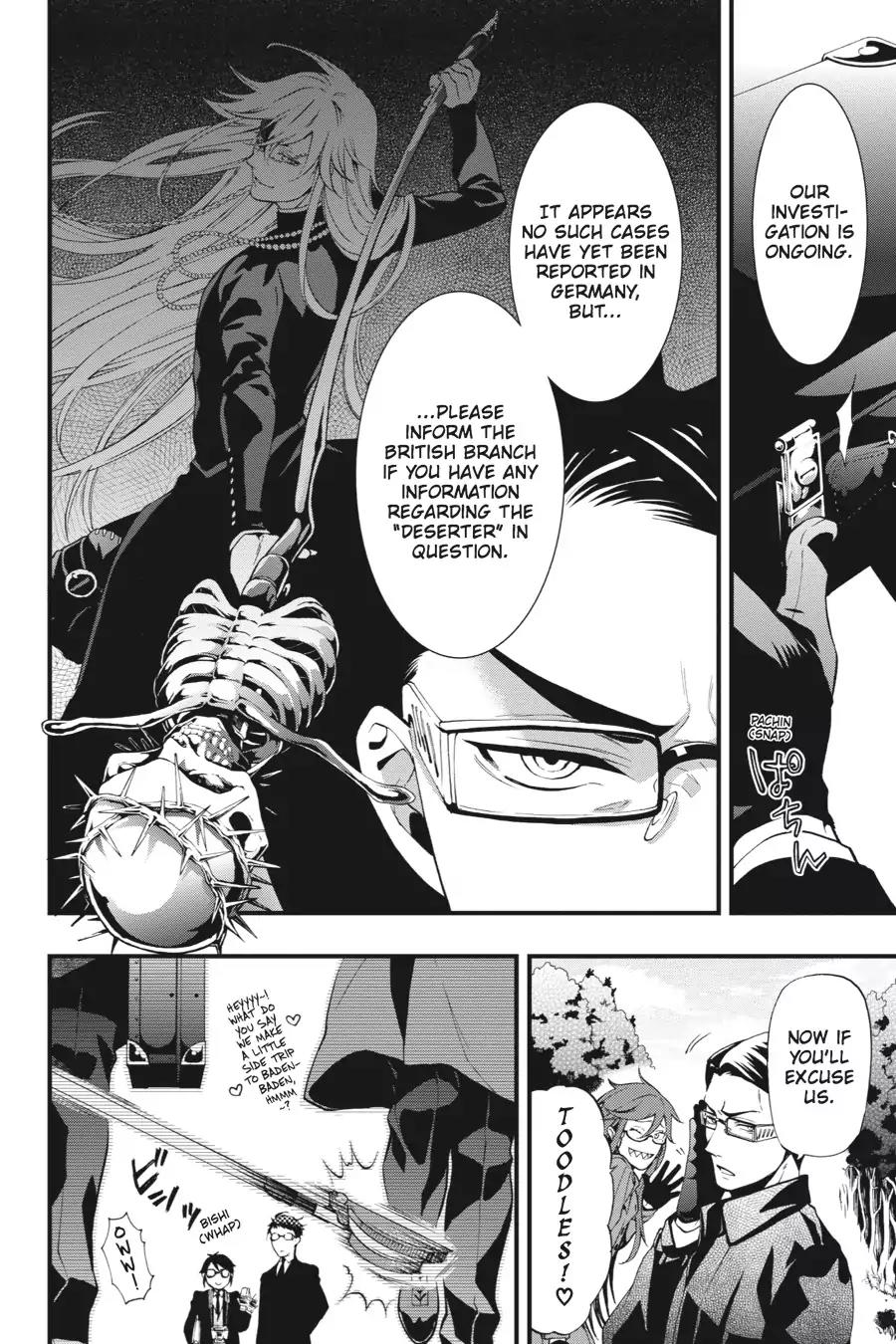 Kuroshitsuji Chapter 105 page 10 - Chapter 105: At noon: The Butler, Dropping In