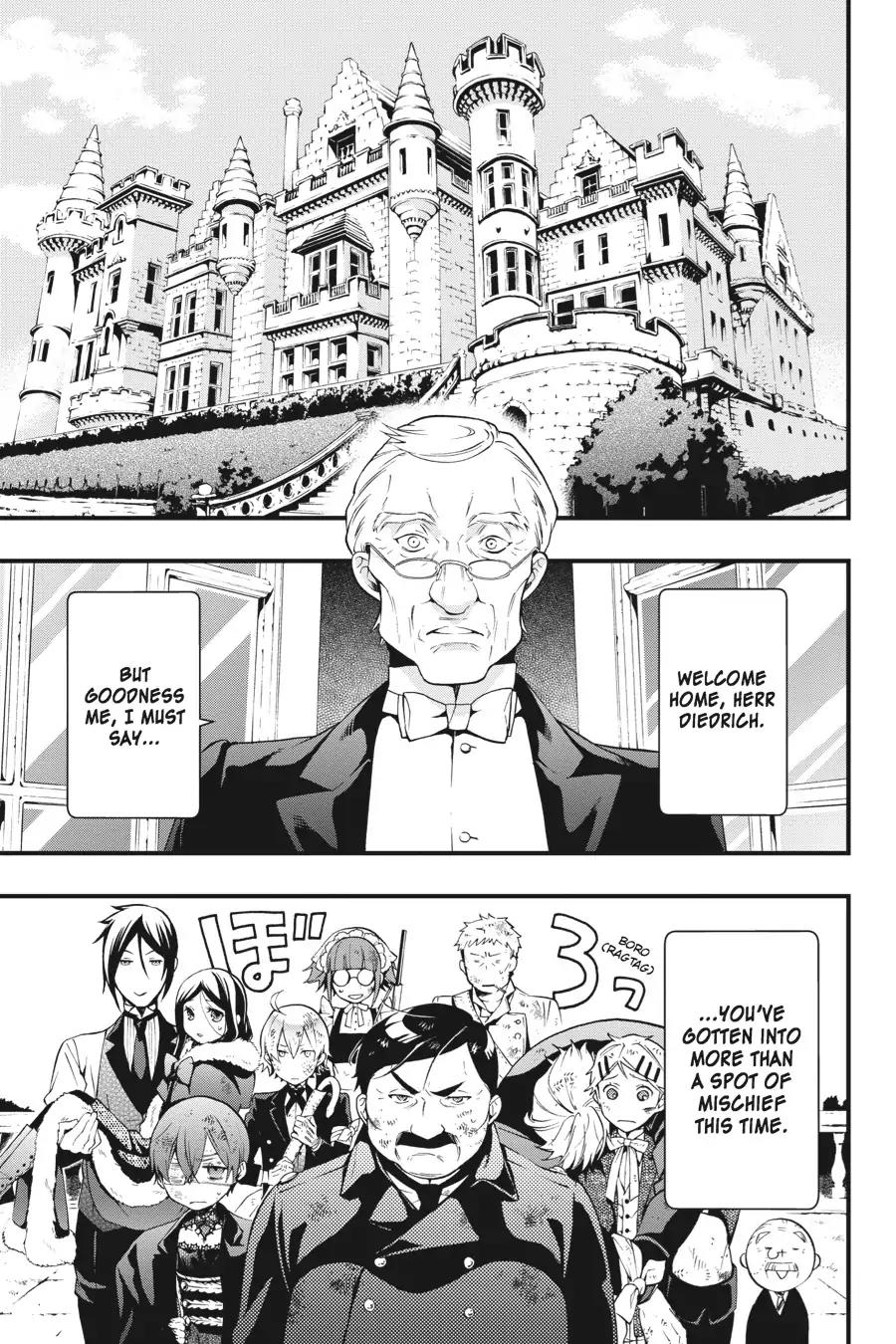 Kuroshitsuji Chapter 105 page 13 - Chapter 105: At noon: The Butler, Dropping In