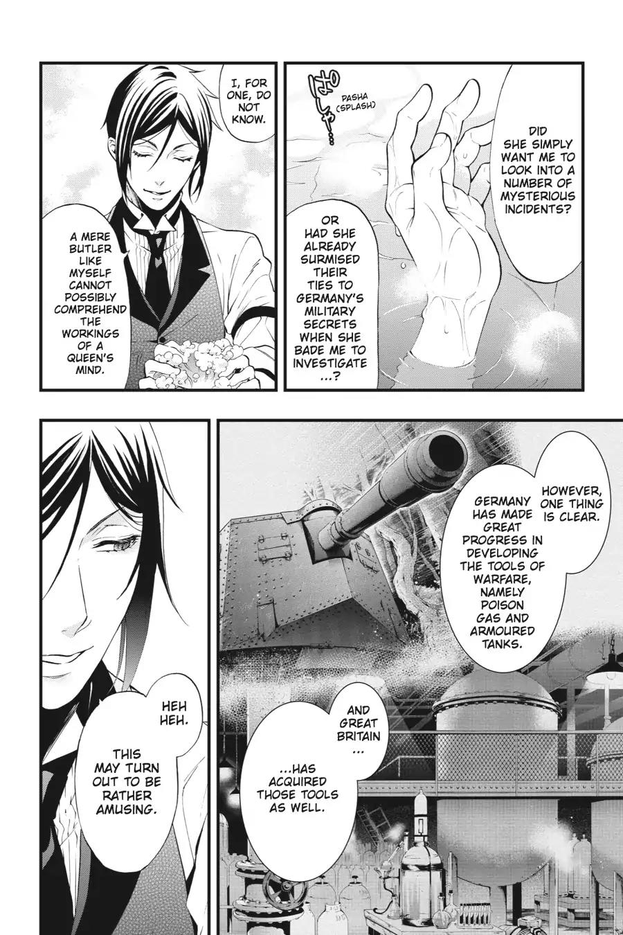 Kuroshitsuji Chapter 105 page 18 - Chapter 105: At noon: The Butler, Dropping In