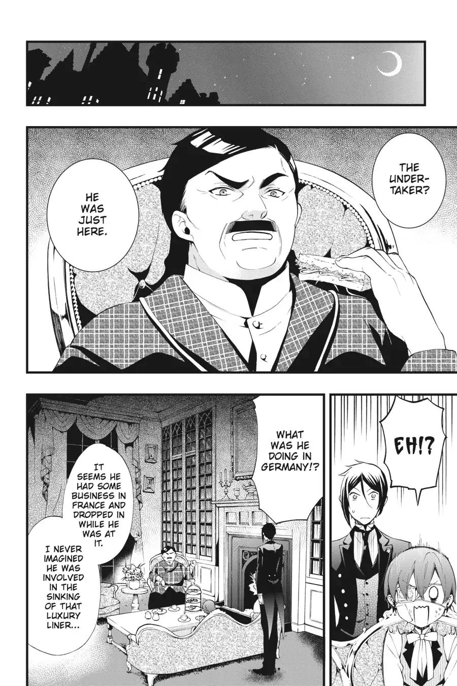 Kuroshitsuji Chapter 105 page 20 - Chapter 105: At noon: The Butler, Dropping In