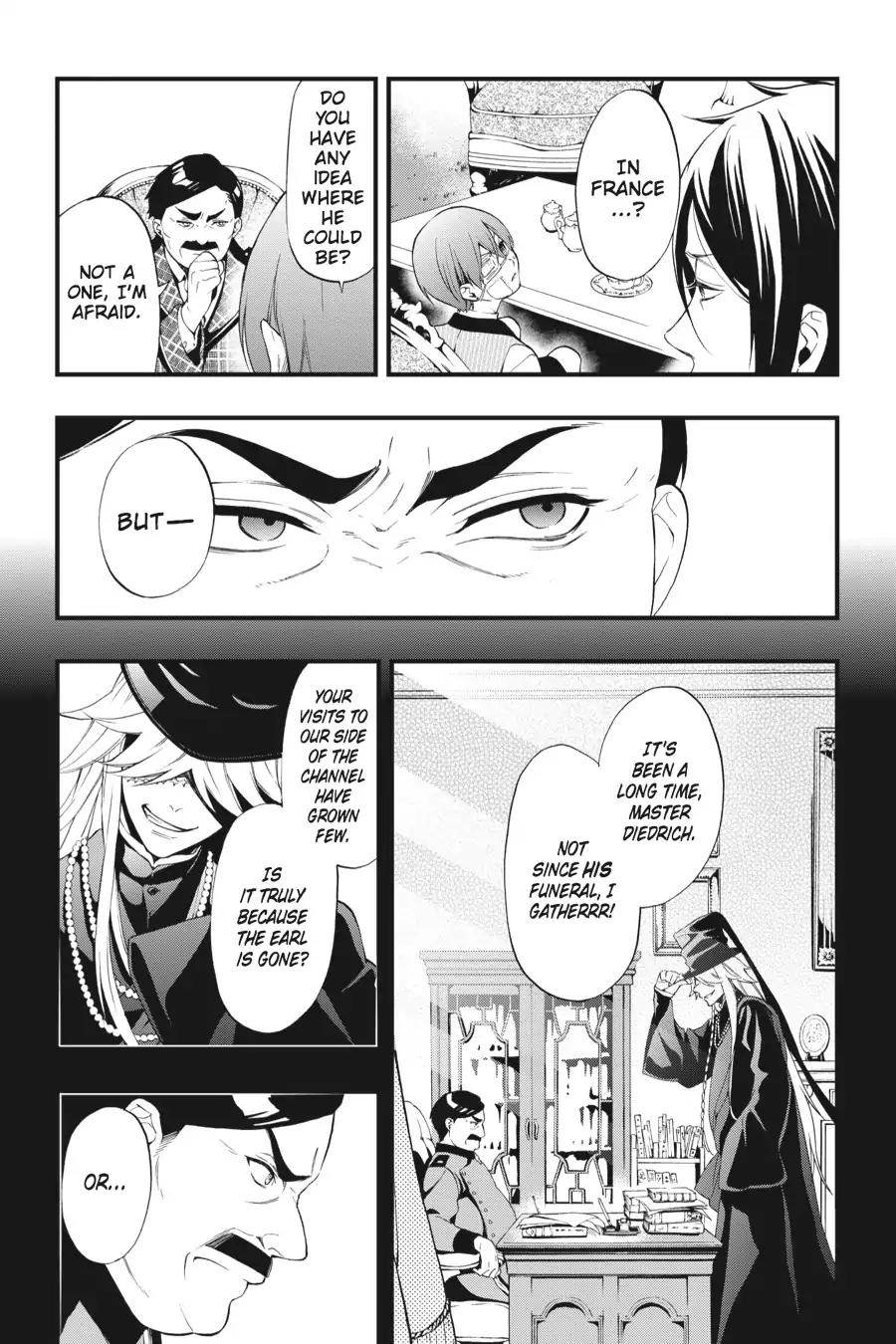 Kuroshitsuji Chapter 105 page 21 - Chapter 105: At noon: The Butler, Dropping In