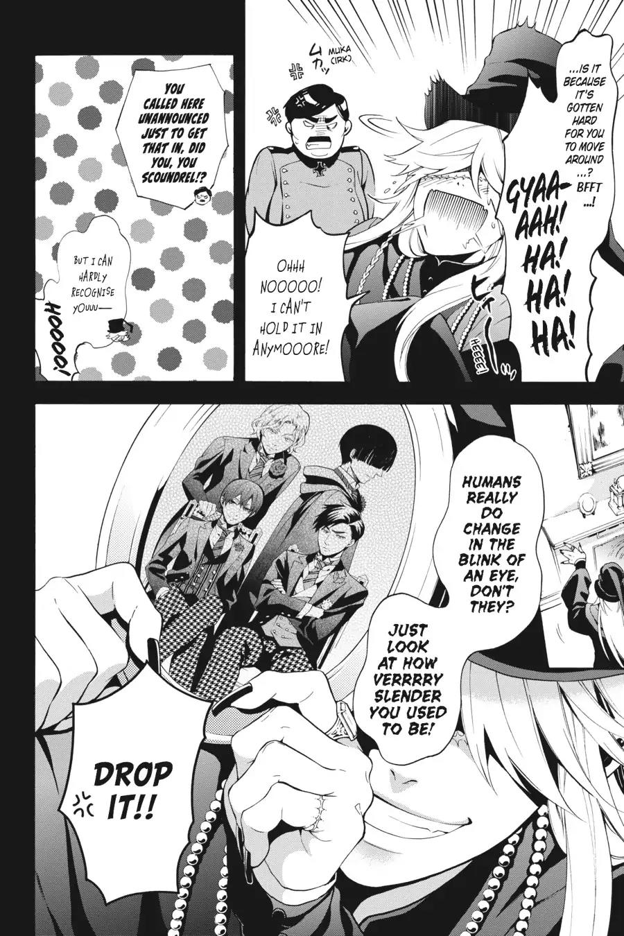 Kuroshitsuji Chapter 105 page 22 - Chapter 105: At noon: The Butler, Dropping In