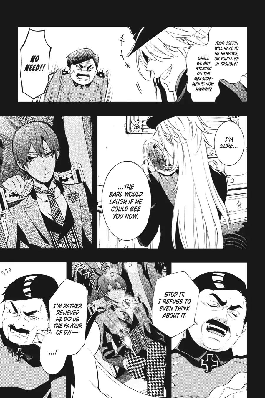 Kuroshitsuji Chapter 105 page 23 - Chapter 105: At noon: The Butler, Dropping In