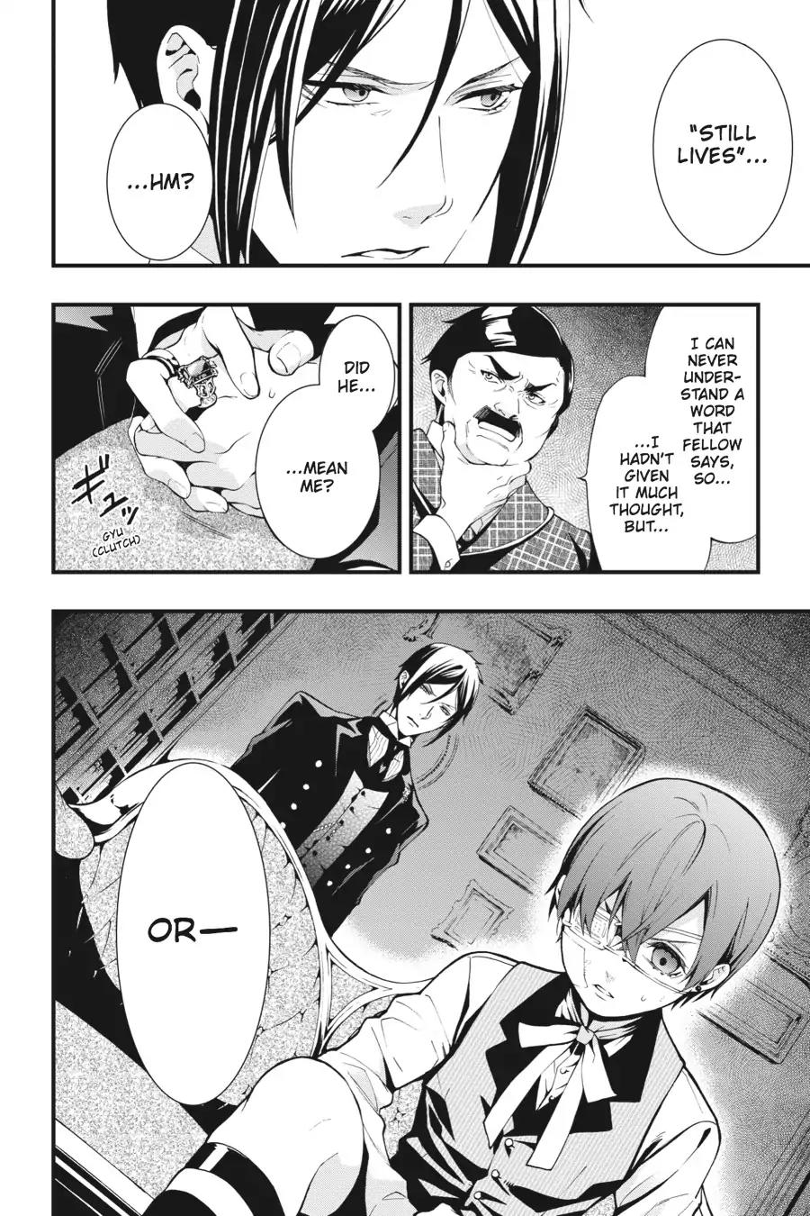 Kuroshitsuji Chapter 105 page 26 - Chapter 105: At noon: The Butler, Dropping In