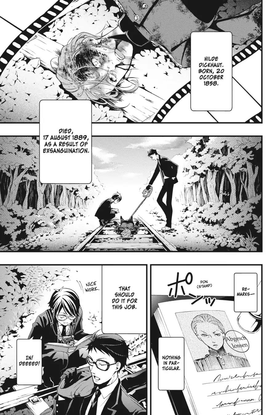 Kuroshitsuji Chapter 105 page 3 - Chapter 105: At noon: The Butler, Dropping In