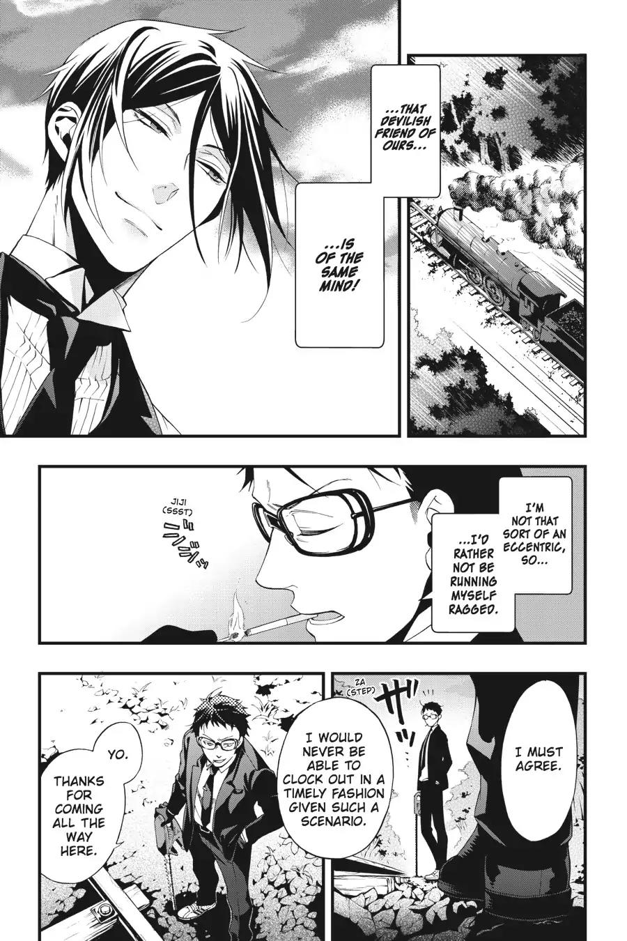 Kuroshitsuji Chapter 105 page 7 - Chapter 105: At noon: The Butler, Dropping In