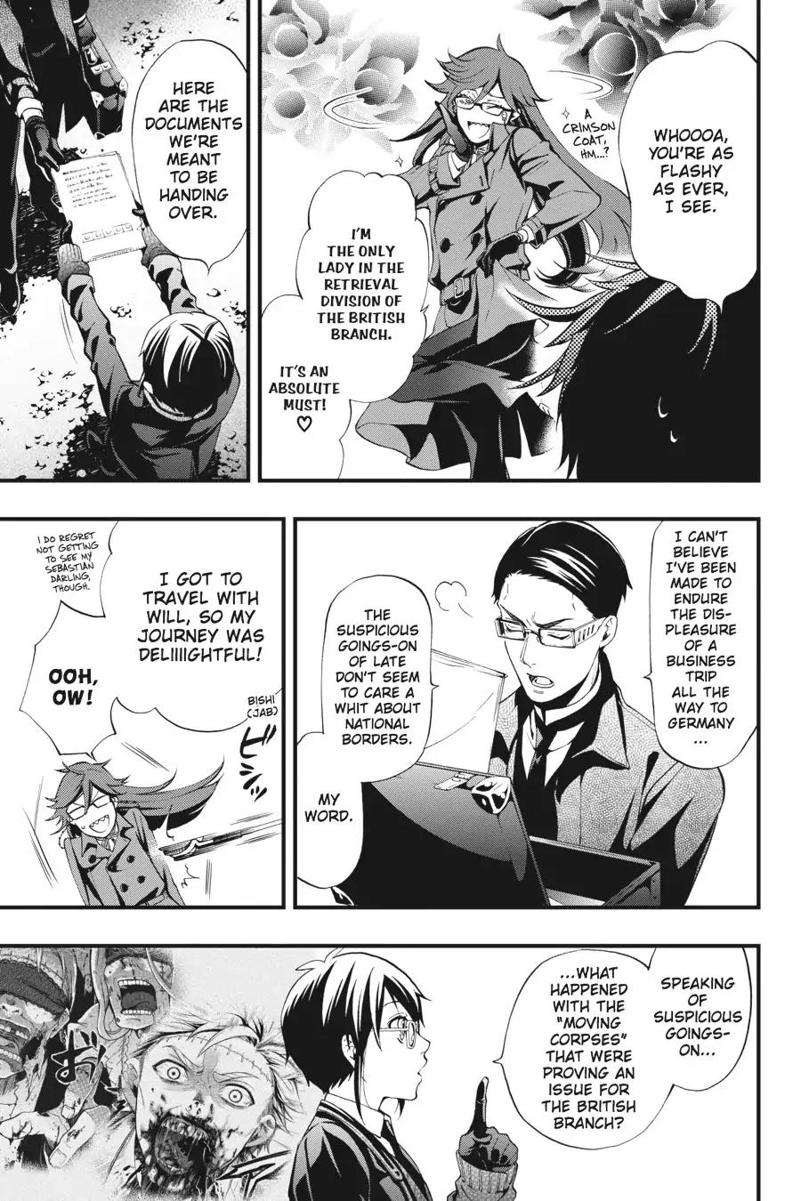 Kuroshitsuji Chapter 105 page 9 - Chapter 105: At noon: The Butler, Dropping In
