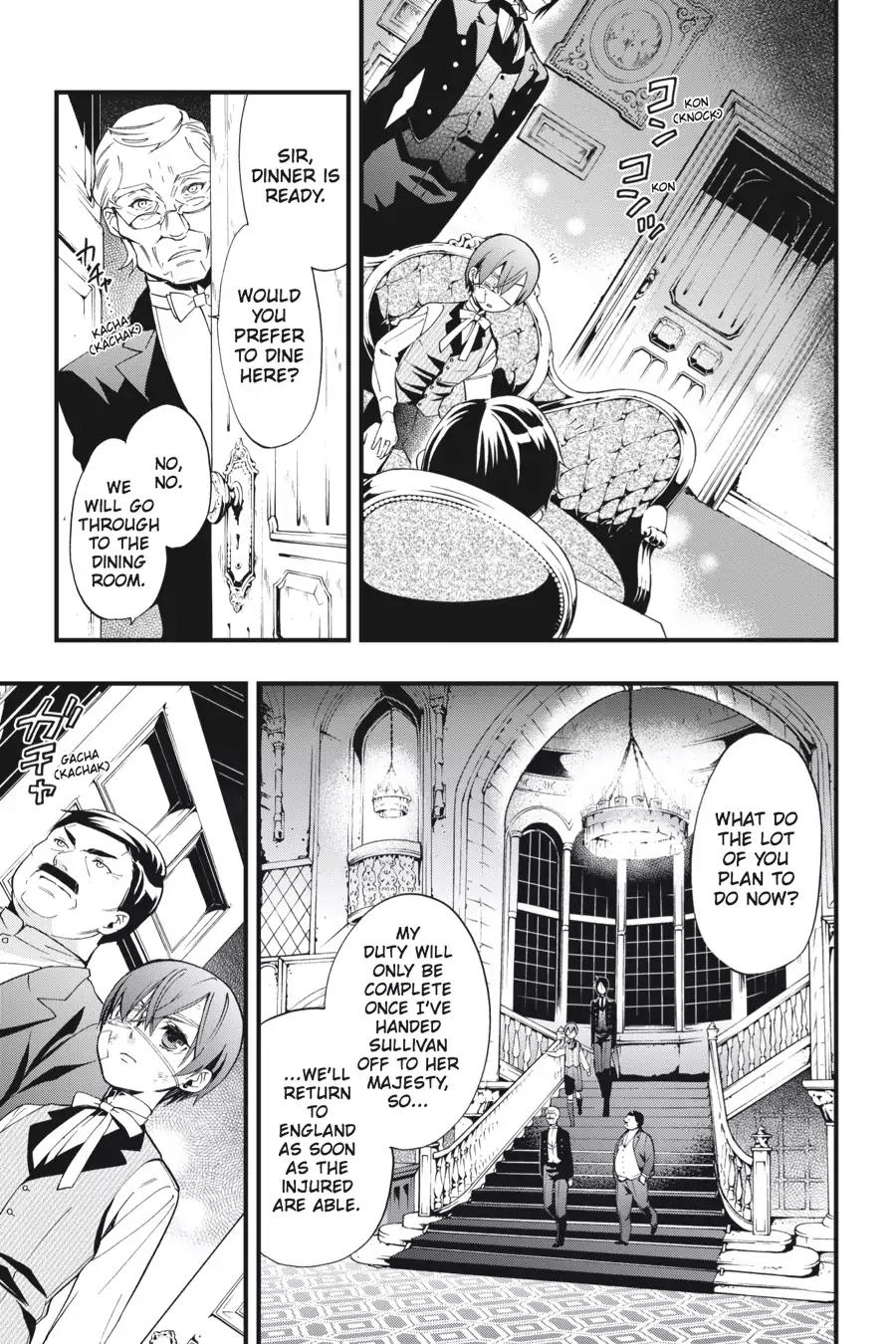Kuroshitsuji Chapter 106 page 3 - Chapter 106: In the afternoon: The Butler, Hearkening
