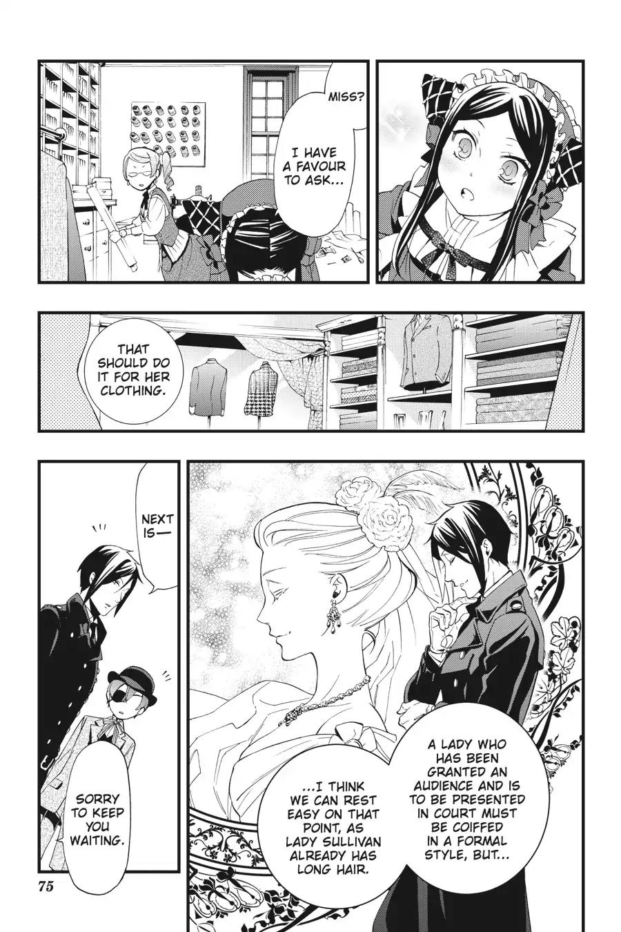 Kuroshitsuji Chapter 107 page 13 - Chapter 107: At night: The Butler, Compelling