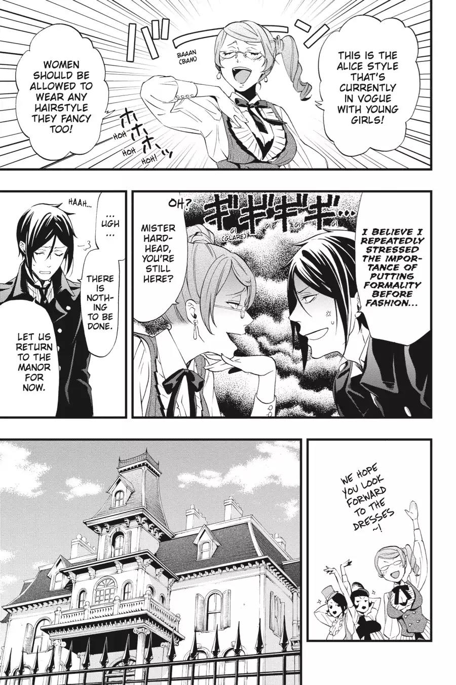 Kuroshitsuji Chapter 107 page 15 - Chapter 107: At night: The Butler, Compelling