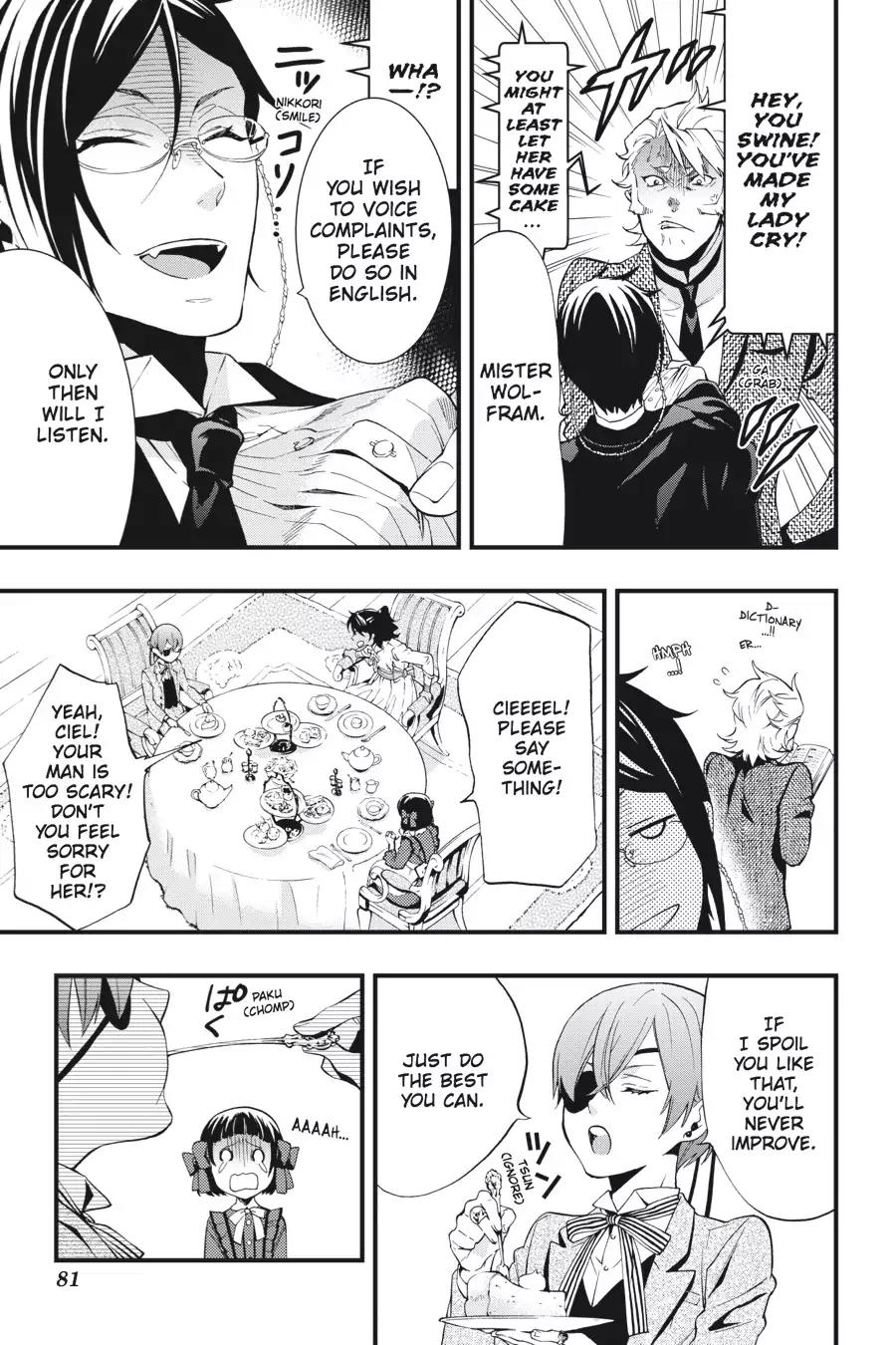 Kuroshitsuji Chapter 107 page 19 - Chapter 107: At night: The Butler, Compelling