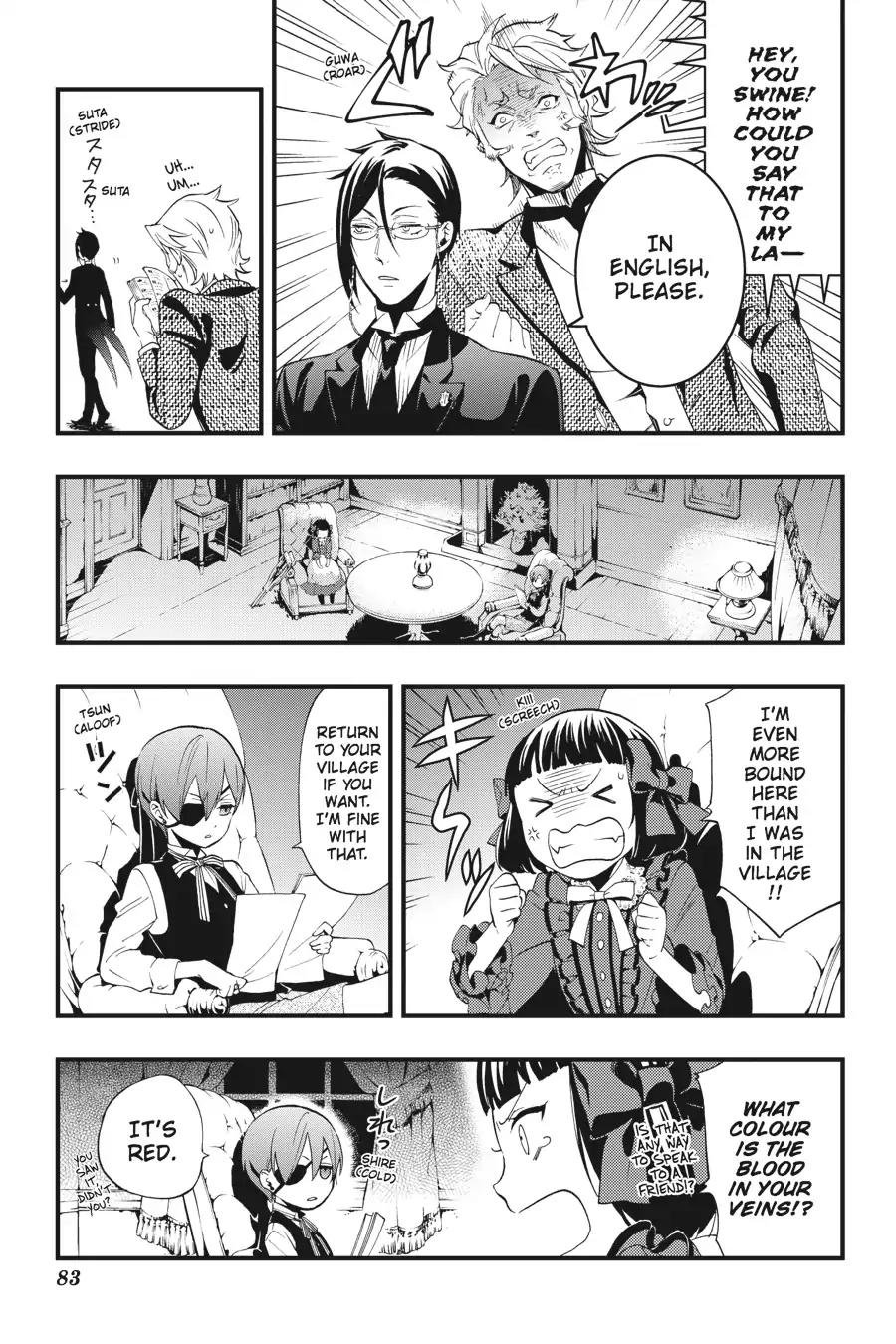 Kuroshitsuji Chapter 107 page 21 - Chapter 107: At night: The Butler, Compelling