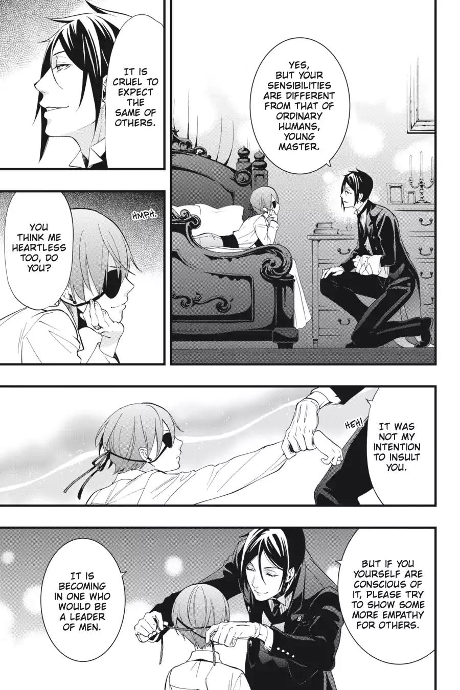 Kuroshitsuji Chapter 107 page 35 - Chapter 107: At night: The Butler, Compelling