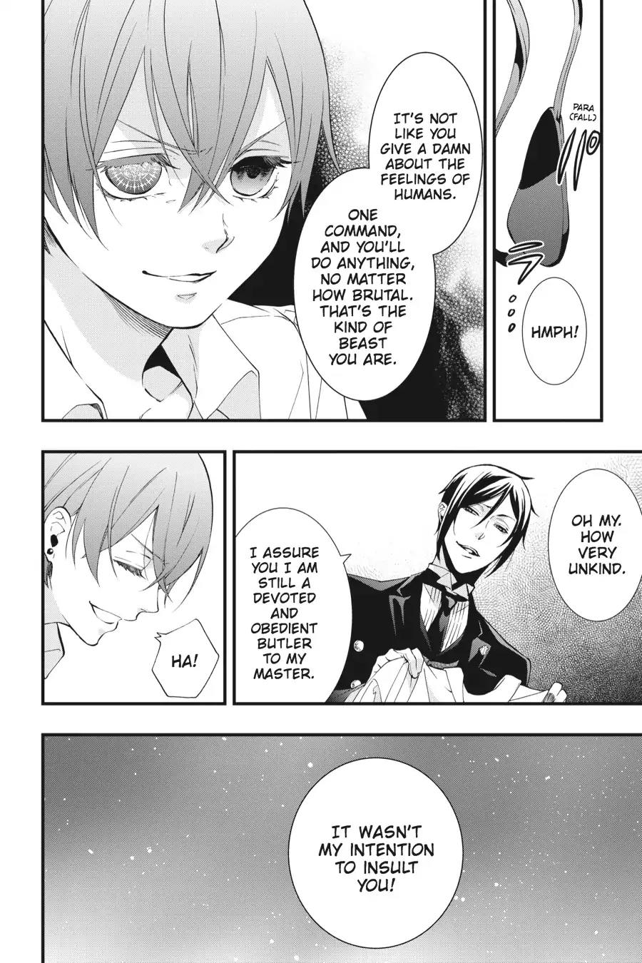 Kuroshitsuji Chapter 107 page 36 - Chapter 107: At night: The Butler, Compelling