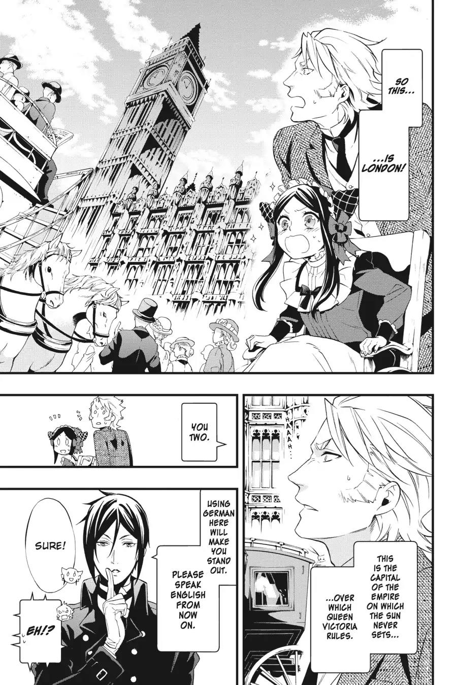 Kuroshitsuji Chapter 107 page 5 - Chapter 107: At night: The Butler, Compelling