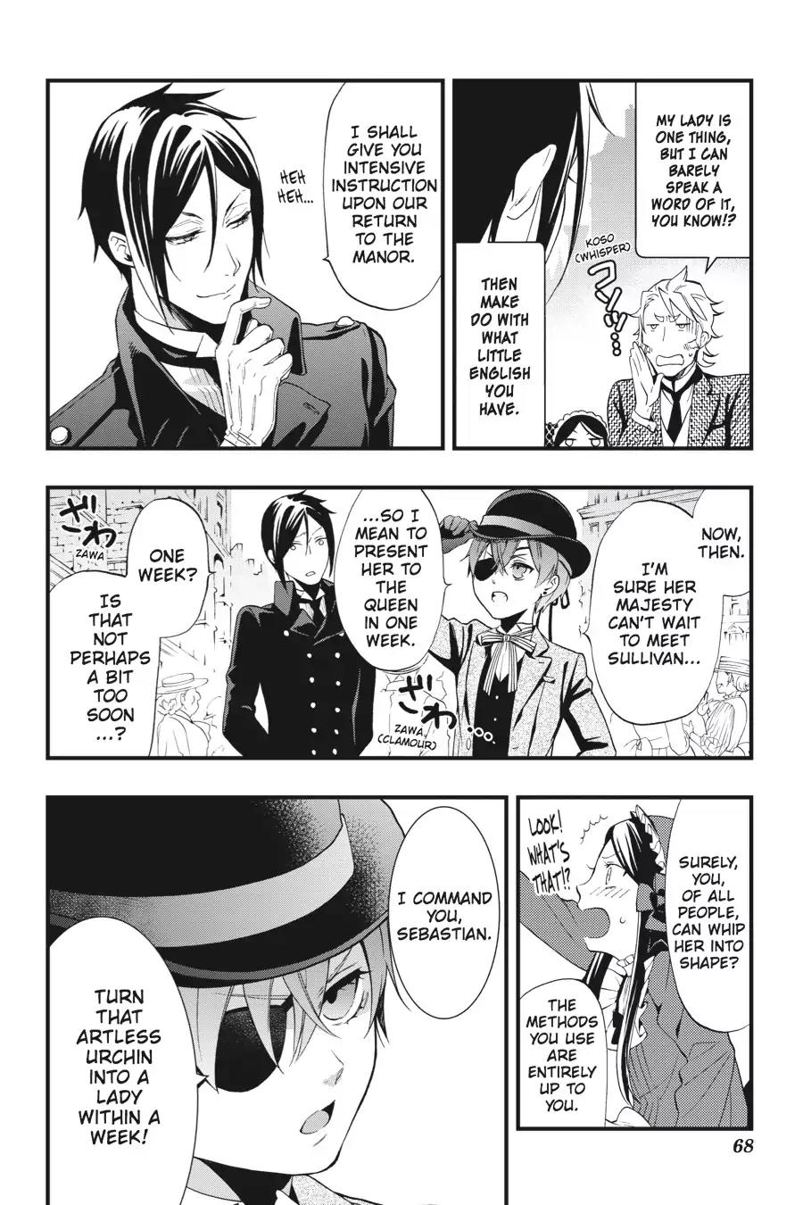 Kuroshitsuji Chapter 107 page 6 - Chapter 107: At night: The Butler, Compelling