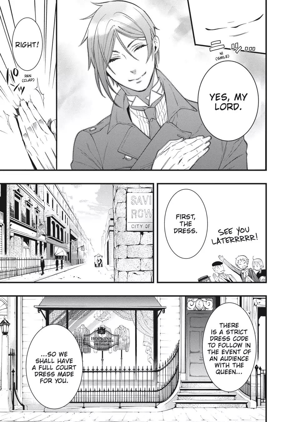 Kuroshitsuji Chapter 107 page 7 - Chapter 107: At night: The Butler, Compelling