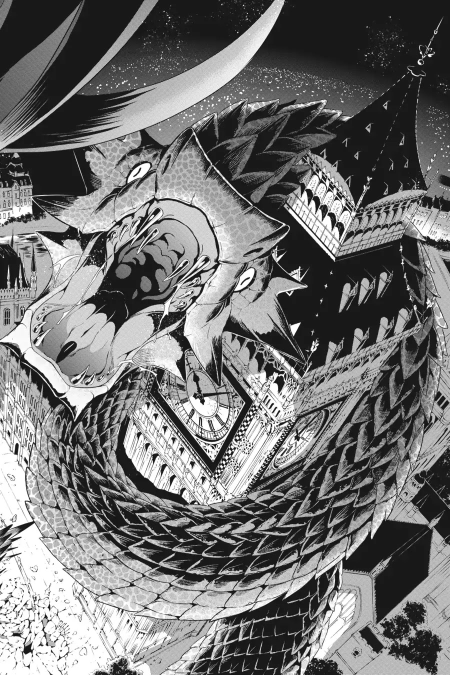 Kuroshitsuji Chapter 108.5 page 30 - Vol.22 Bonus Chapter: On a special day: The Devil Six, Uninhibited