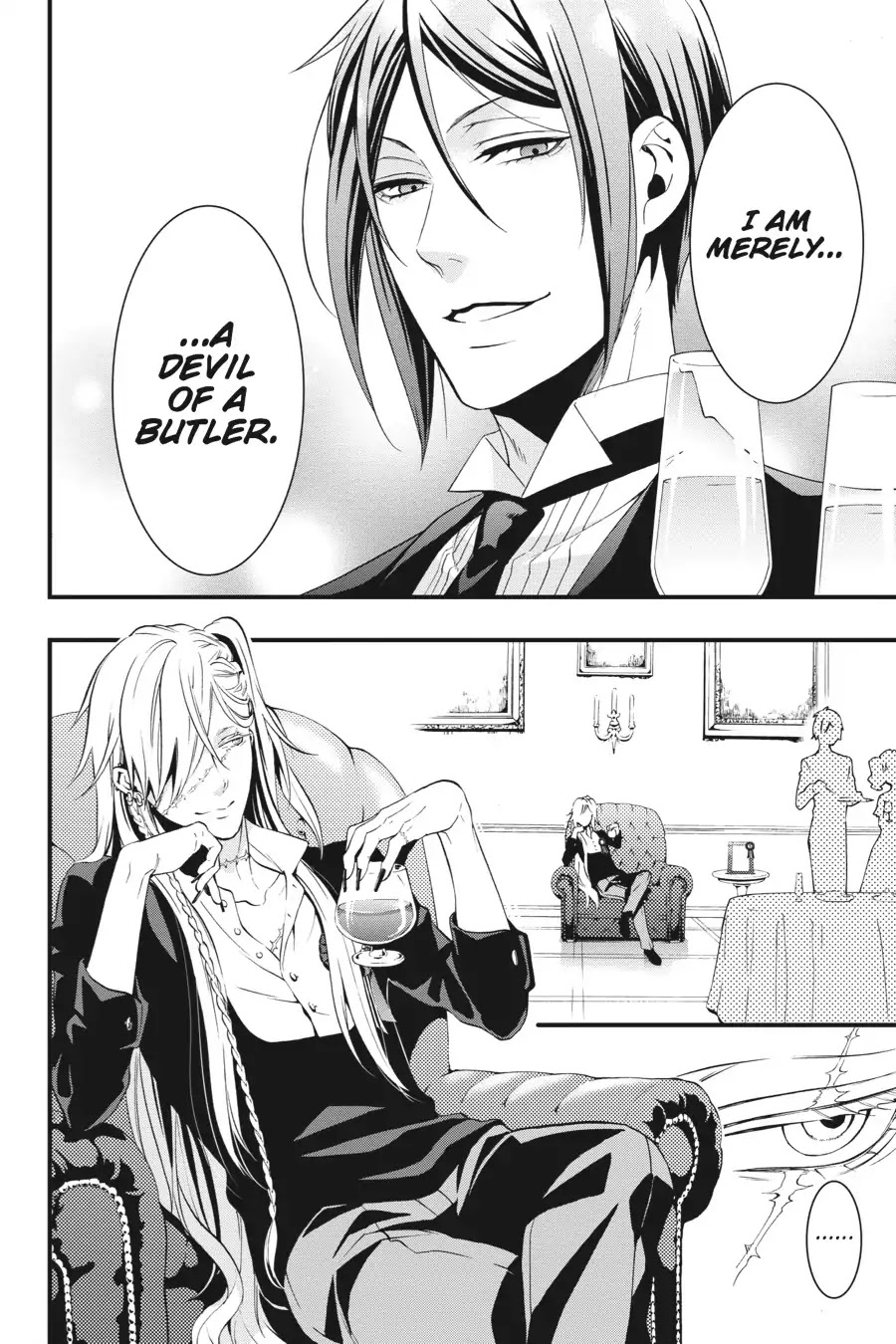 Kuroshitsuji Chapter 108.5 page 36 - Vol.22 Bonus Chapter: On a special day: The Devil Six, Uninhibited