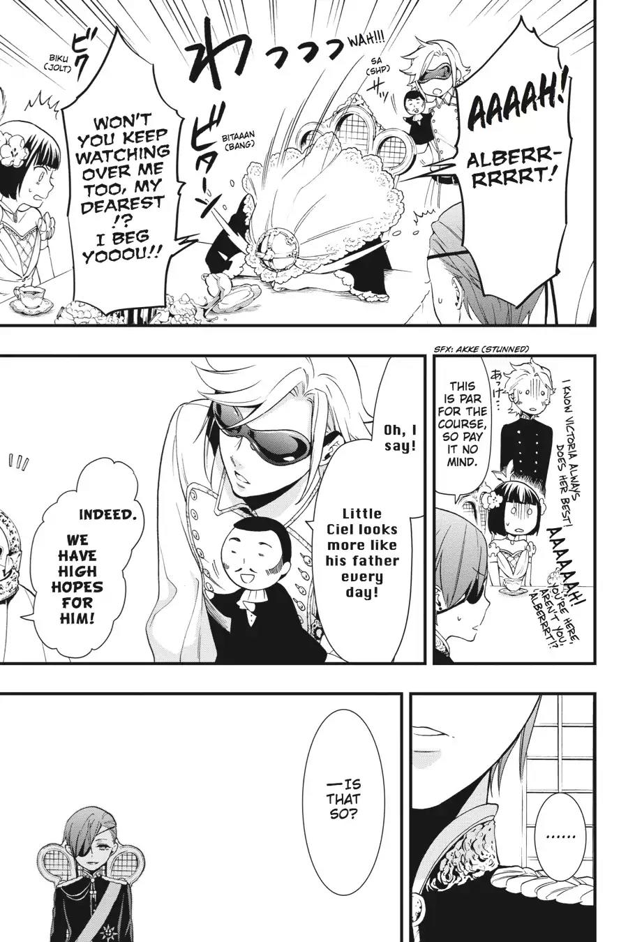 Kuroshitsuji Chapter 108 page 19 - Chapter 108: At midnight: The Butler, Underwater