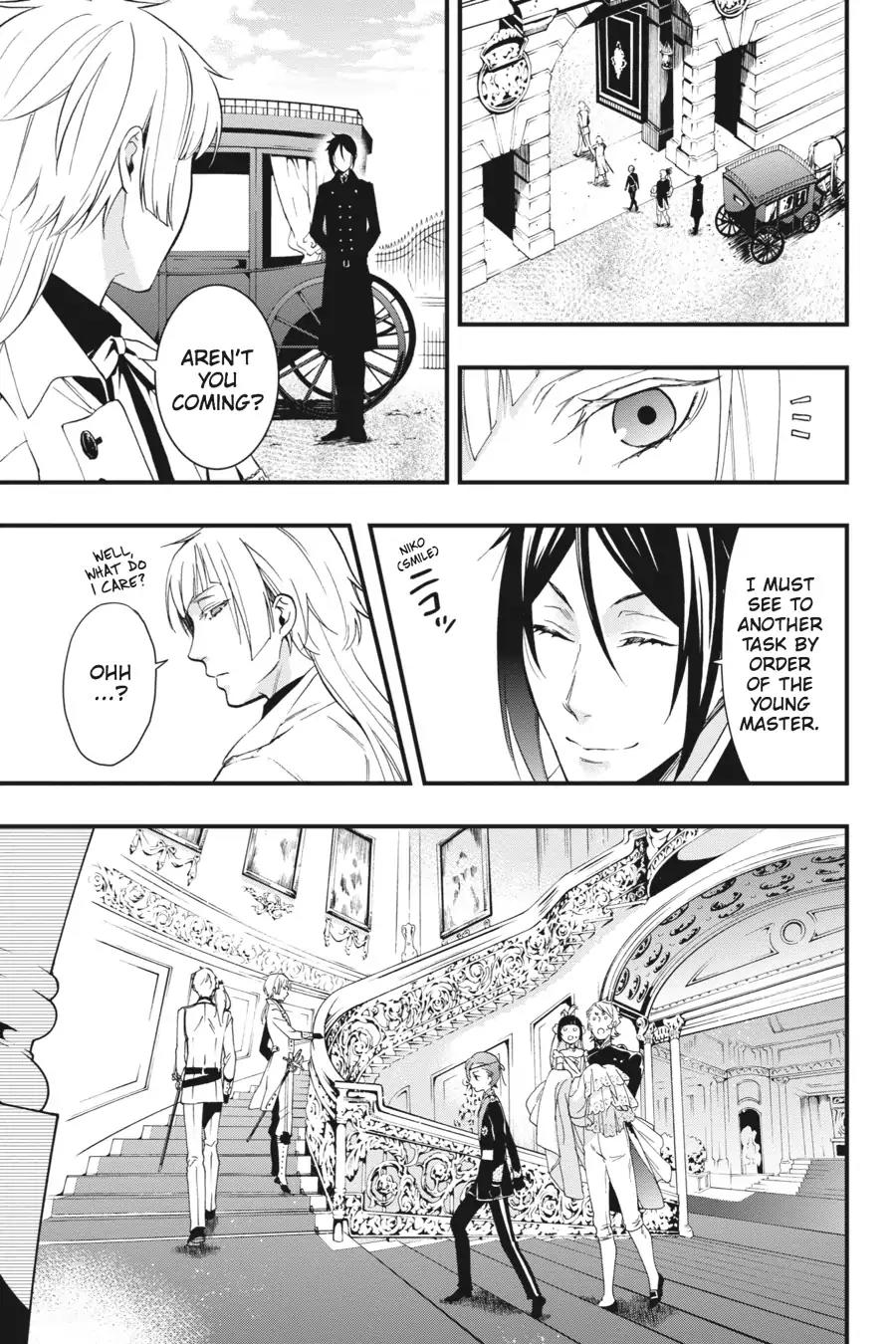 Kuroshitsuji Chapter 108 page 3 - Chapter 108: At midnight: The Butler, Underwater