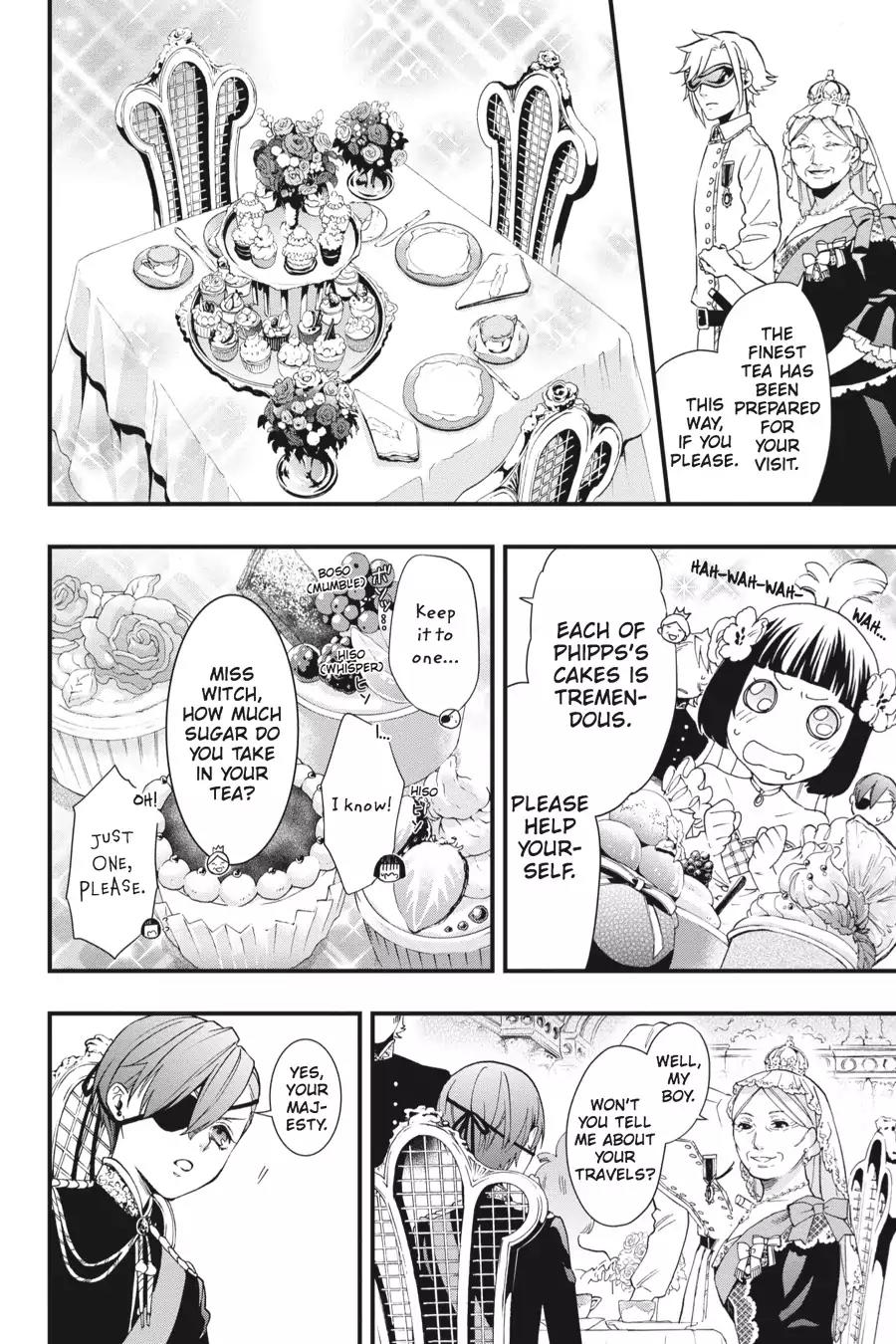 Kuroshitsuji Chapter 108 page 6 - Chapter 108: At midnight: The Butler, Underwater