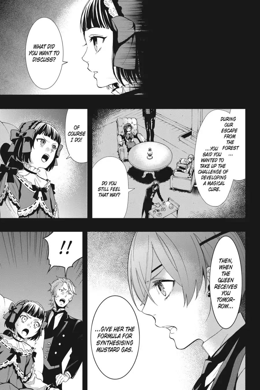 Kuroshitsuji Chapter 108 page 9 - Chapter 108: At midnight: The Butler, Underwater