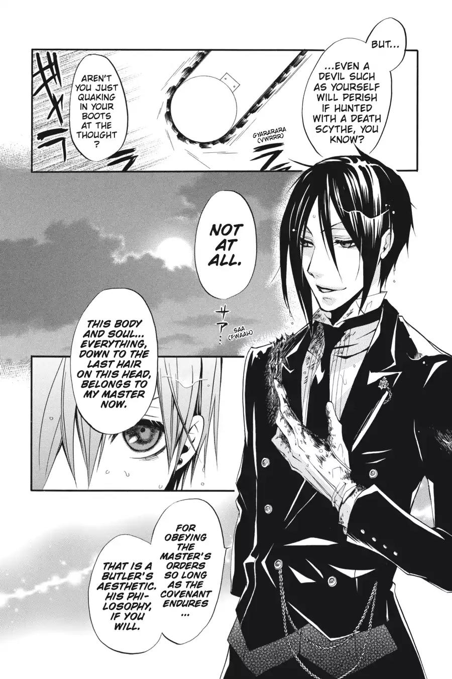 Kuroshitsuji Chapter 11 page 24 - Chapter 11: At noon: The Butler, Retrospective